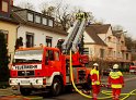 Dachstuhlbrand Koeln Bocklemuend Untere Dorfstr P099